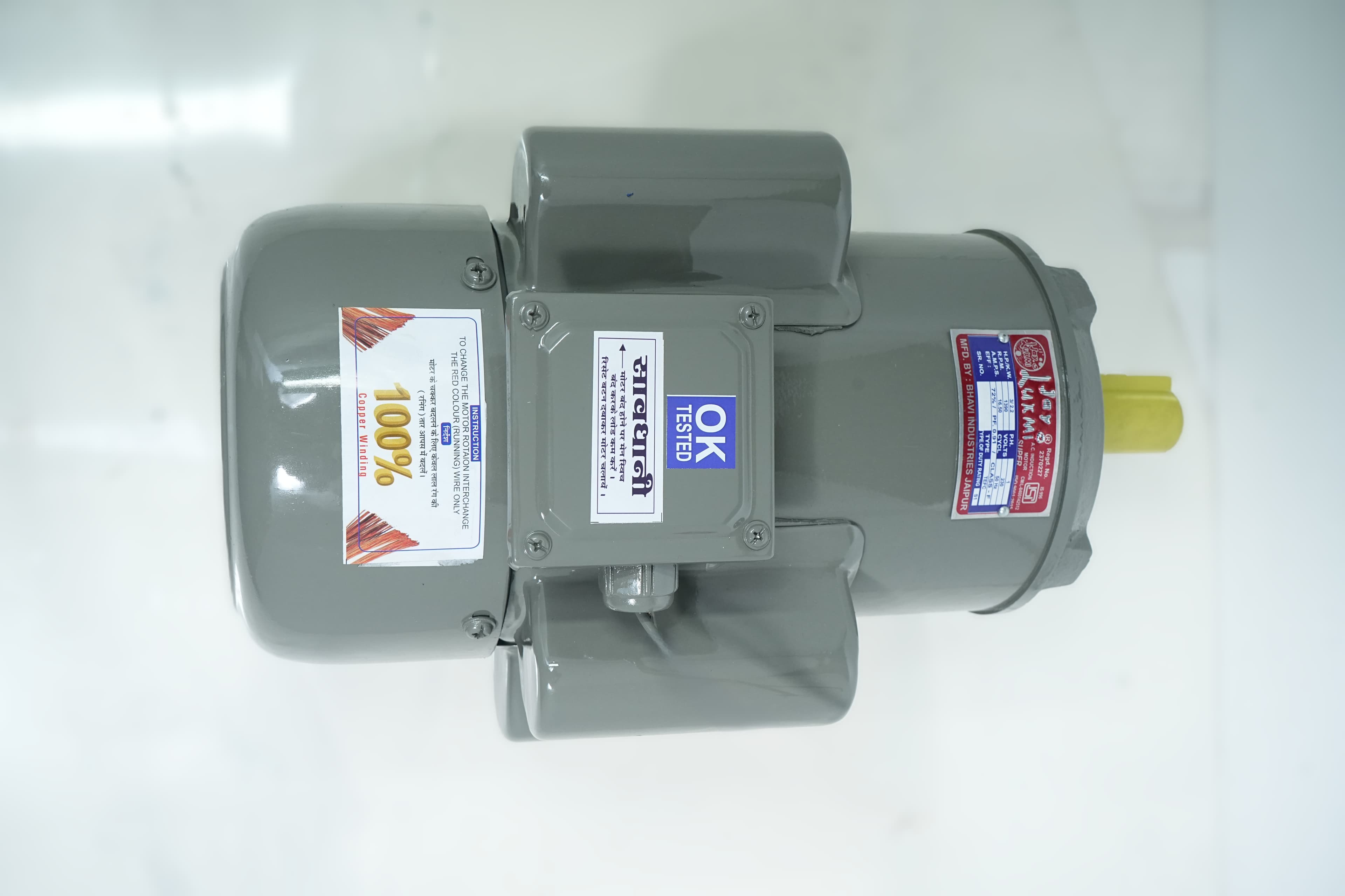 Single Phase 2 HP Motor (BI-2-P)